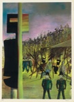 Burning at Glenrowan; Sidney NOLAN; 1971; 1975.21; © Sidney Nolan Trust/Bridgeman Images