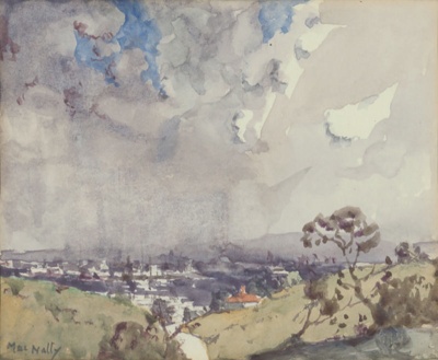 Showers over the city from Arthur's Seat; Matthew James MacNALLY; Not dated; 2018.10