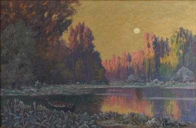 Towards twilight; Ernest William CHRISTMAS; c. 1850 - 1918; 1988.11