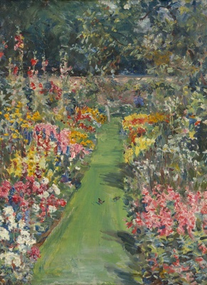 Garden path, Burford Manor Oxon; Dora MEESON; Not dated; 1988.30 © Estate of Dora Meeson