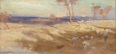 Impression for Golden summer; Arthur STREETON; c.1888; 1980.34