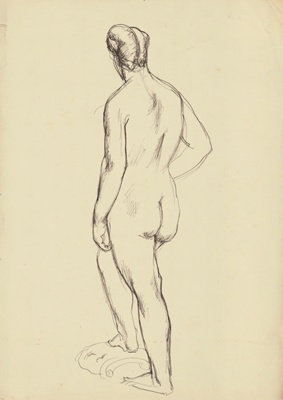 Standing female figure; George BELL; Not dated; 2003.25  © Estate of Mrs. A. E. L. Niven