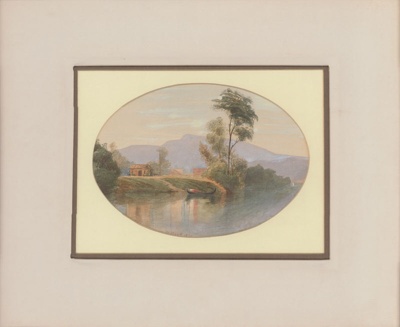 Tasmanian scene; E. Wake COOK; 1870; 1993.082