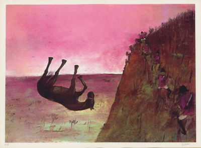 The slip; Sidney NOLAN; 1971; 1975.16; © Sidney Nolan Trust/Bridgeman Images