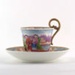 Cup and saucer, Mandarin Pattern; SWANSEA PORCELAIN; c. 1815 - 1820; 1993.132