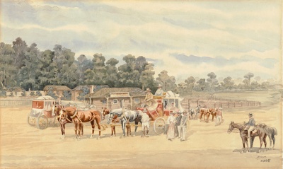 Coach stage; Arthur ESAM; 1895; 1981.40