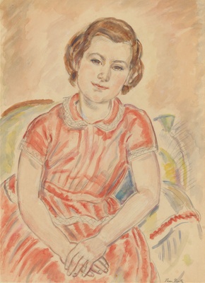 Study of a girl; Thea PROCTOR; c. 1950; 1987.06; © Art Gallery of New South Wales