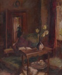 Interior [scene with doorway]; A.M.E. BALE; 1906; 1983.15 © Alice Marian Ellen Bale Art Foundation Trust