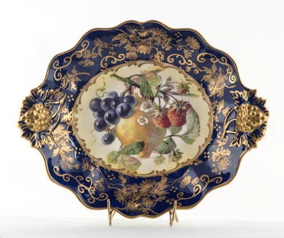 Oval dessert dish; HAMMERSLEY AND CO; c. 1912 - 1939; 1993.111