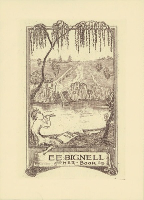 Bookplate for E. E. Bignell; Ella DWYER; Our best efforts have been made to locate the copyright owner of this work. If you have any information please contact us via copyright@benalla.vic.gov.au