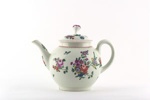 Tea pot; WORCESTER PORCELAIN; c. 1765; 1993.115