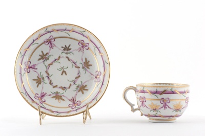 Cup and saucer; UNKNOWN; Not dated; 1993.119