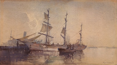 Wheat ship, Williamstown; R. W. STURGESS; c. 1905 - 1932; 1980.36