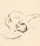 Lying female nude; George BELL; Not dated; 2003.24  © Estate of Mrs. A. E. L. Niven