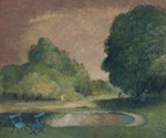 A park pond; Adrian FEINT; Not dated; 1993.034; © Estate of the artist