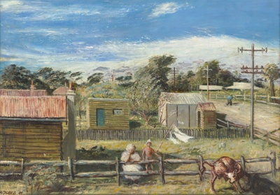 Wangi scene; William DOBELL; 1949; 1979.02; © Estate of William Dobell / Copyright Agency 2022