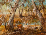 Along the creek, Benalla; Hugh SAWREY; c. 1923-1999; 1985.13; © The Estate of Hugh Sawrey