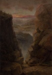 The gorge, Mt. Buffalo; James PEELE; 1898; 1982.24