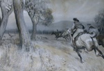 Kangaroo hunt; Percy SPENCE; c. 1883 - 1933; 1987.31