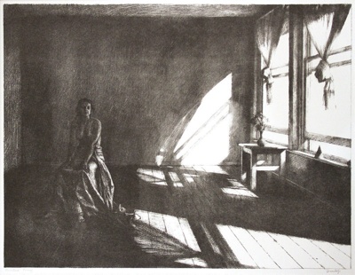 Corner of a Room (lV) (Sunlight and shadow); Brian DUNLOP; 1984; 1988.02e © Estate of Brian Dunlop / Copyright Agency, 2022