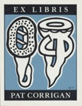 Bookplate for Pat Corrigan; Alun LEACH-JONES; Not dated; 2004.111 © Estate of Alun Leach-Jones / Copyright Agency 2021