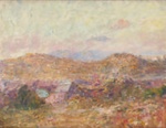 Towards Hanging Rock, from Mount Macedon; Frederick MCCUBBIN; c. 1911; 1980.29