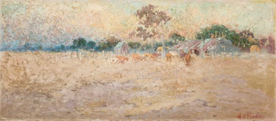 Early landscape; Harold Septimus POWER; Not dated; 1977.14; Copyright Expired