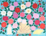 Camellias; Lorna CHICK; 1984; 1987.18; © Estate of Lorna Chick