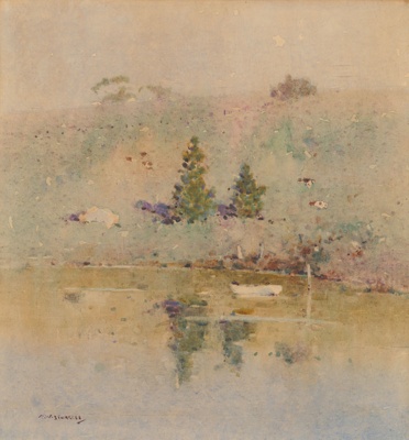 Reflections in Yarra; R. W. STURGESS; c. 1905 - 1932; 1981.44