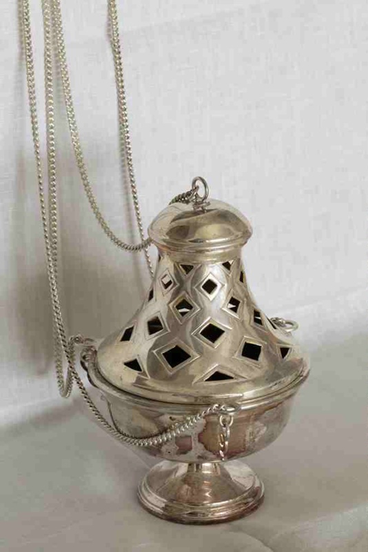A silver plated censer; Granda Silversmiths, Spanish; c.2014 c.2016; 4.12.5 M... eHive