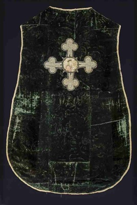 Chasuble; Unknown, Possibly European; c.1801 - c.1900; 6.3-2.4.MEL | eHive