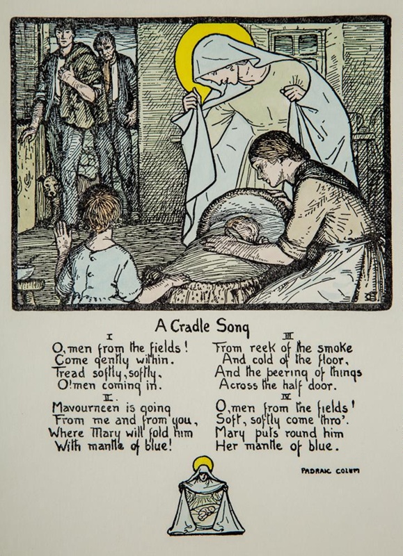A cradle song; Padraic Colum (poet), Ireland, b. 1881 d. 1972; Early