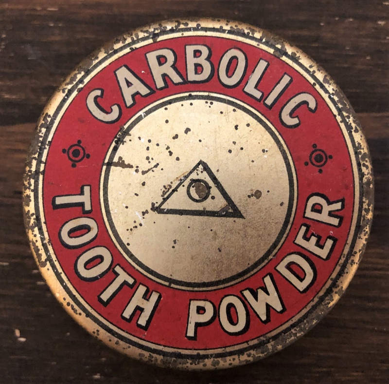 Carbolic Tooth Powder Tin; Early to Mid 20th Century; 22-231 | eHive