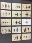 14 Aircraft Recognition Cards depicting German aircraft; 2017.8 