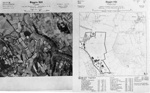 photo negative - German reconnaissance photograph and map; 1941; 2018.1.329 