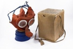 Child’s gas mask and box; L004.2 