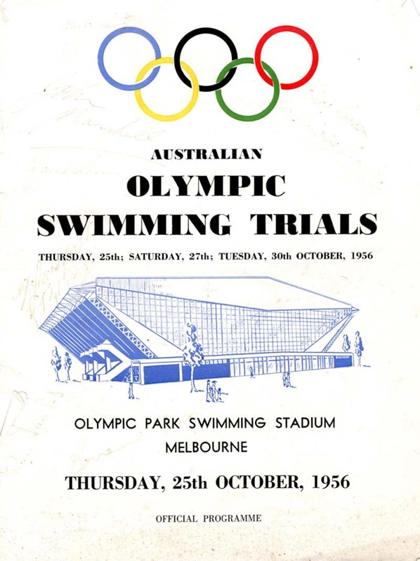 Australian Olympic Swimming Trials 1956 Program ; 2019172 eHive