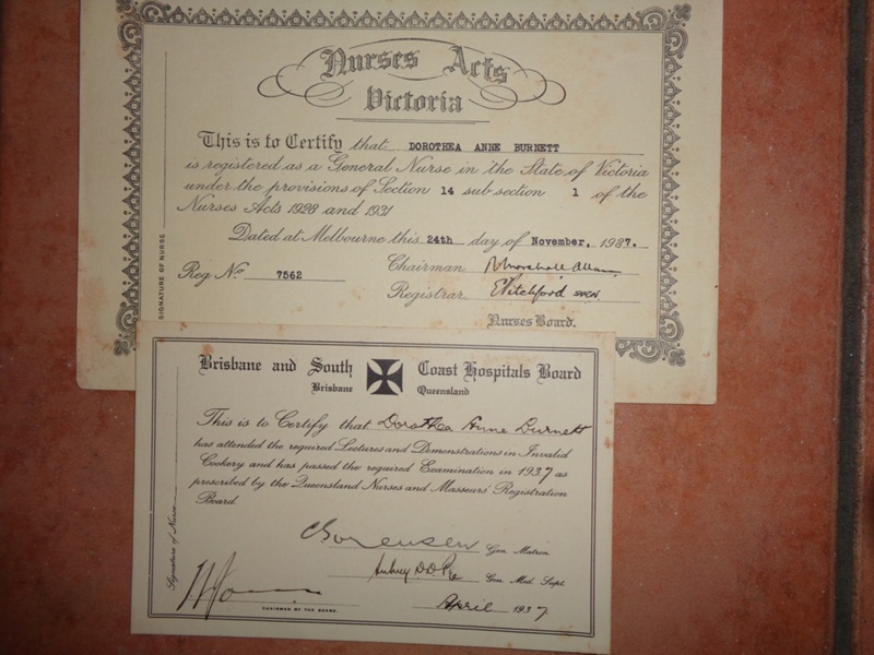 Achievement Certificates - Dorothea Burnett; Dorothea Burnett; 1995.033 ...