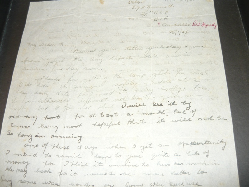 5 Personal Letters by Dorothea to her parents; 1995.009 | eHive