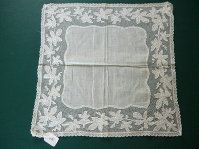 Lace, Torchon, hand made 19th century bobbin lace based on