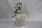 Glass butter churn; 126 