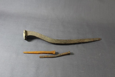 Timber spike & nails; 166 