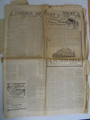 Linking the East and West: The Story of Great Work; The Press; August 1923; A.00128 