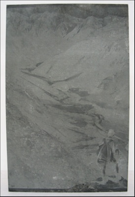 Print Block depicting the Waimakariri River.; John Sampson; 1960s; A.00161