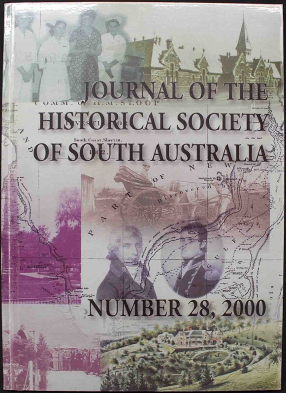 Journal of the Historical Society of South Australia; Openbook ...