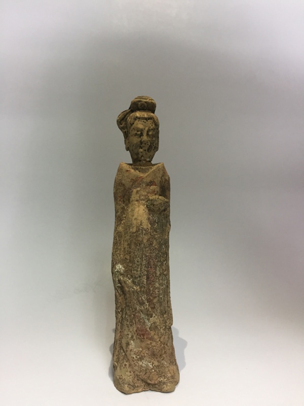 北魏時代（5－6世紀）仕女俑 伝世品焼物 陶器 中国美術 唐物 WWTT358 北魏女陶俑; 未知; 北魏時期; 56 | eHive