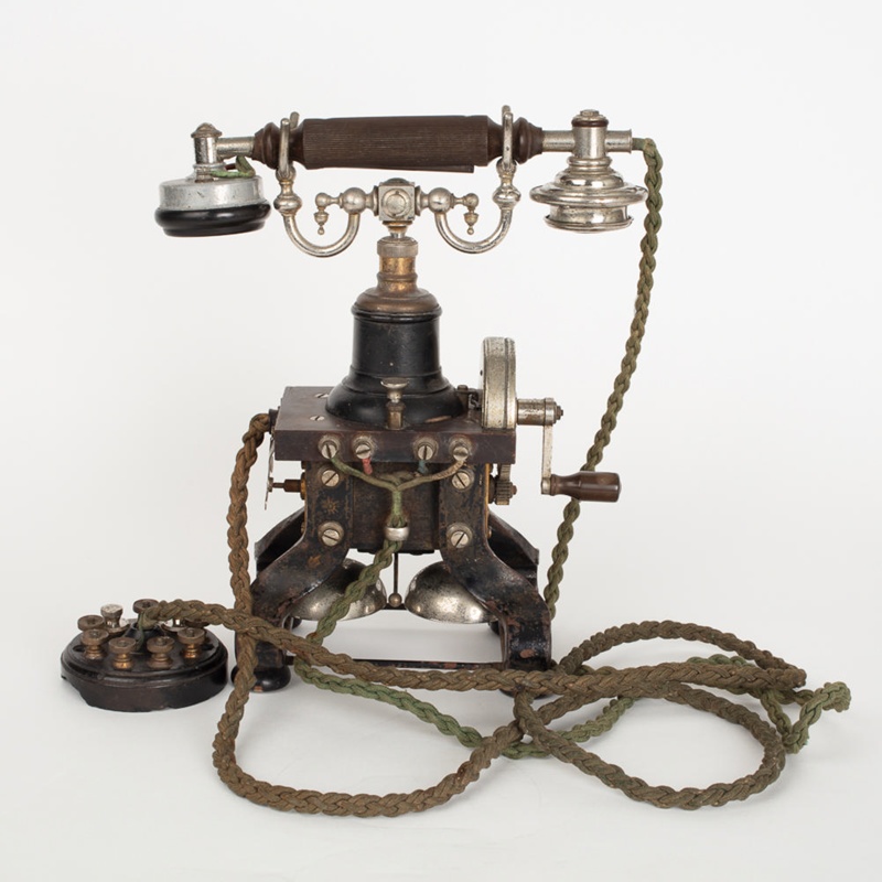 Telephone, Ericsson Magneto 'Skeletal Type'; Ericsson; 1895-1930