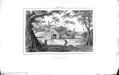 Veduta manavai villaggio c1842.; I000007