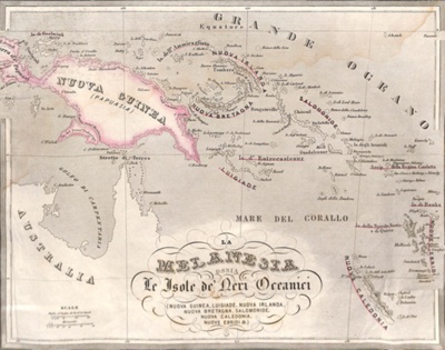 La Melanesia ossia Le Isole de Neri Ocean, undated.; M000001 