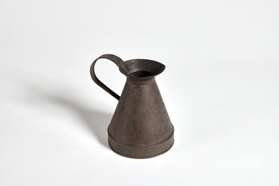 Jug, metal, for pouring oil; Unknown maker; pre 1960; 114